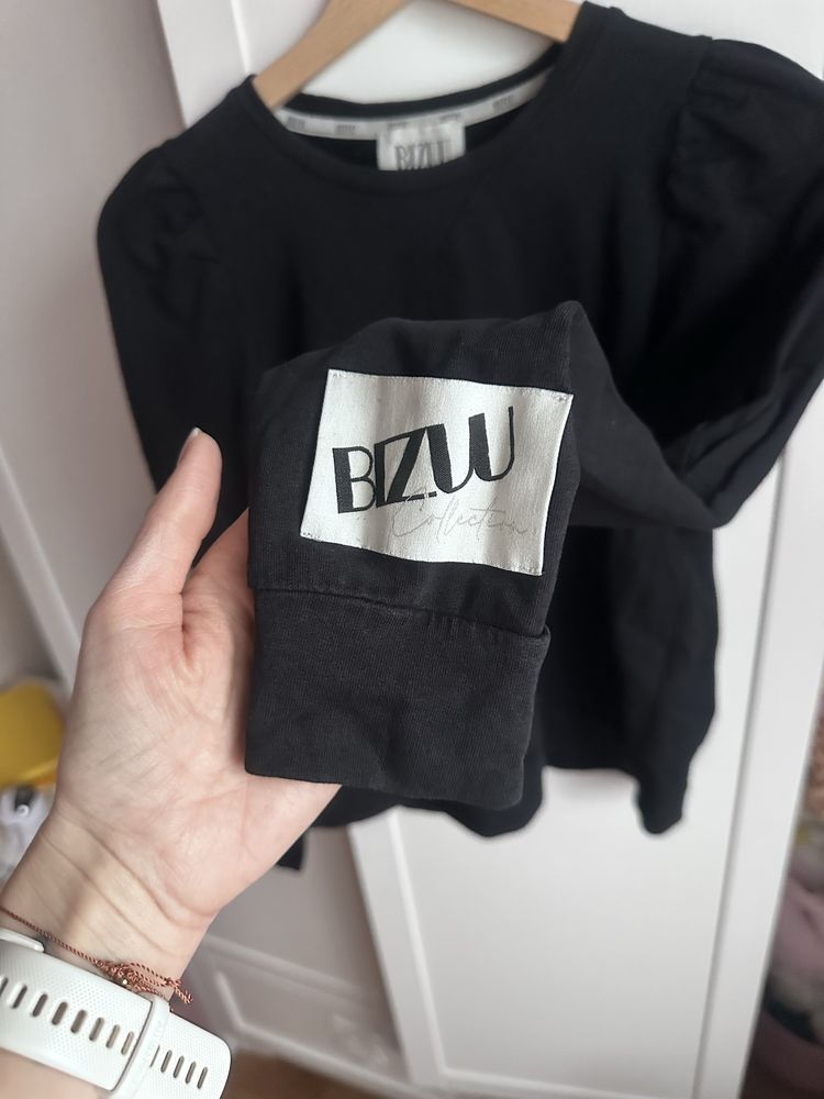 Bizuu bluza bufiaste rekawy xs 34 czarna