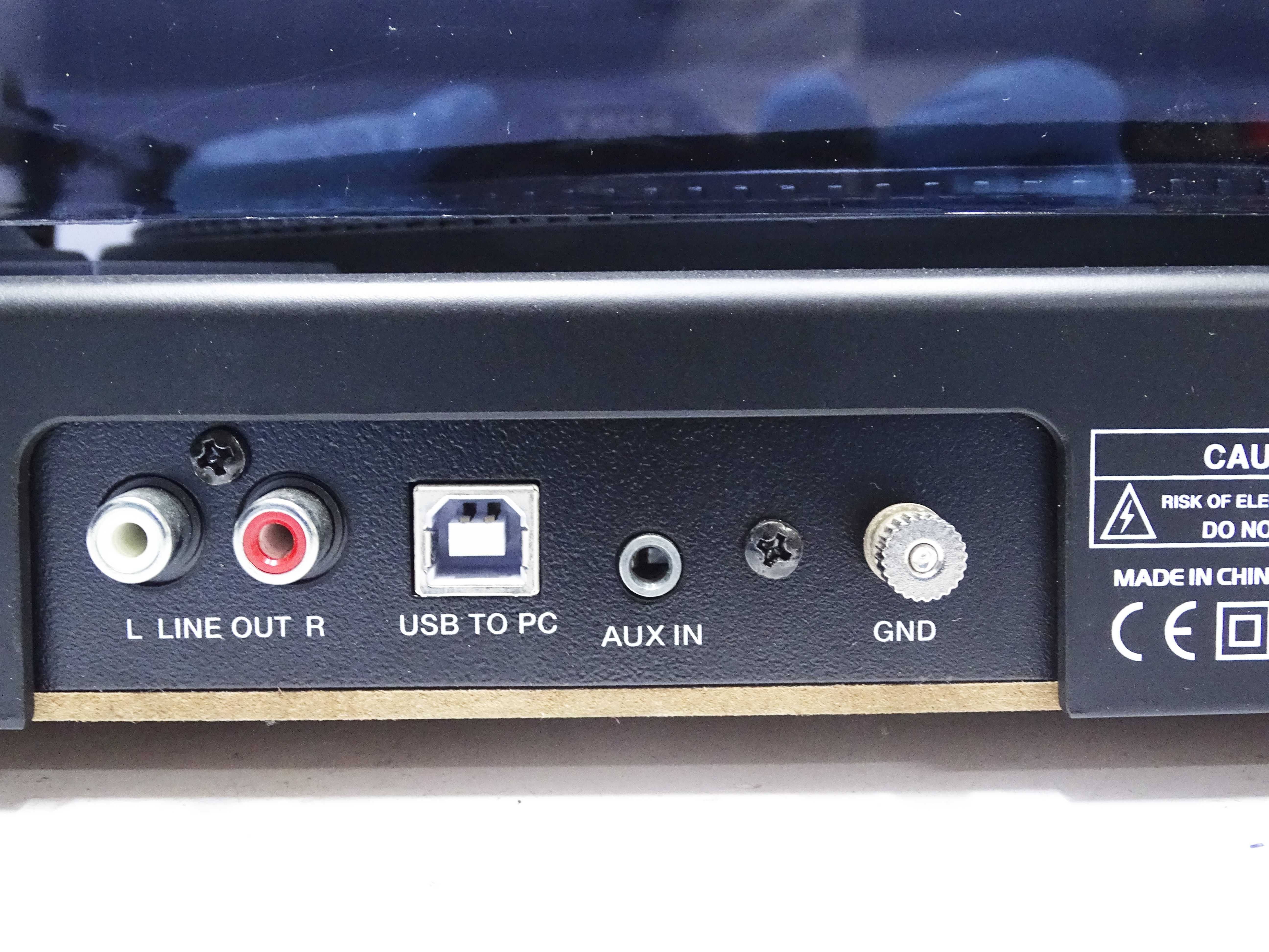 Gramofon Ibiza LP200 USB/SD odtwarzacz z funkcją nagrywania