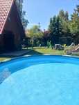 Domek nad jeziorem prywatne pomosty Promocja na wrzesień