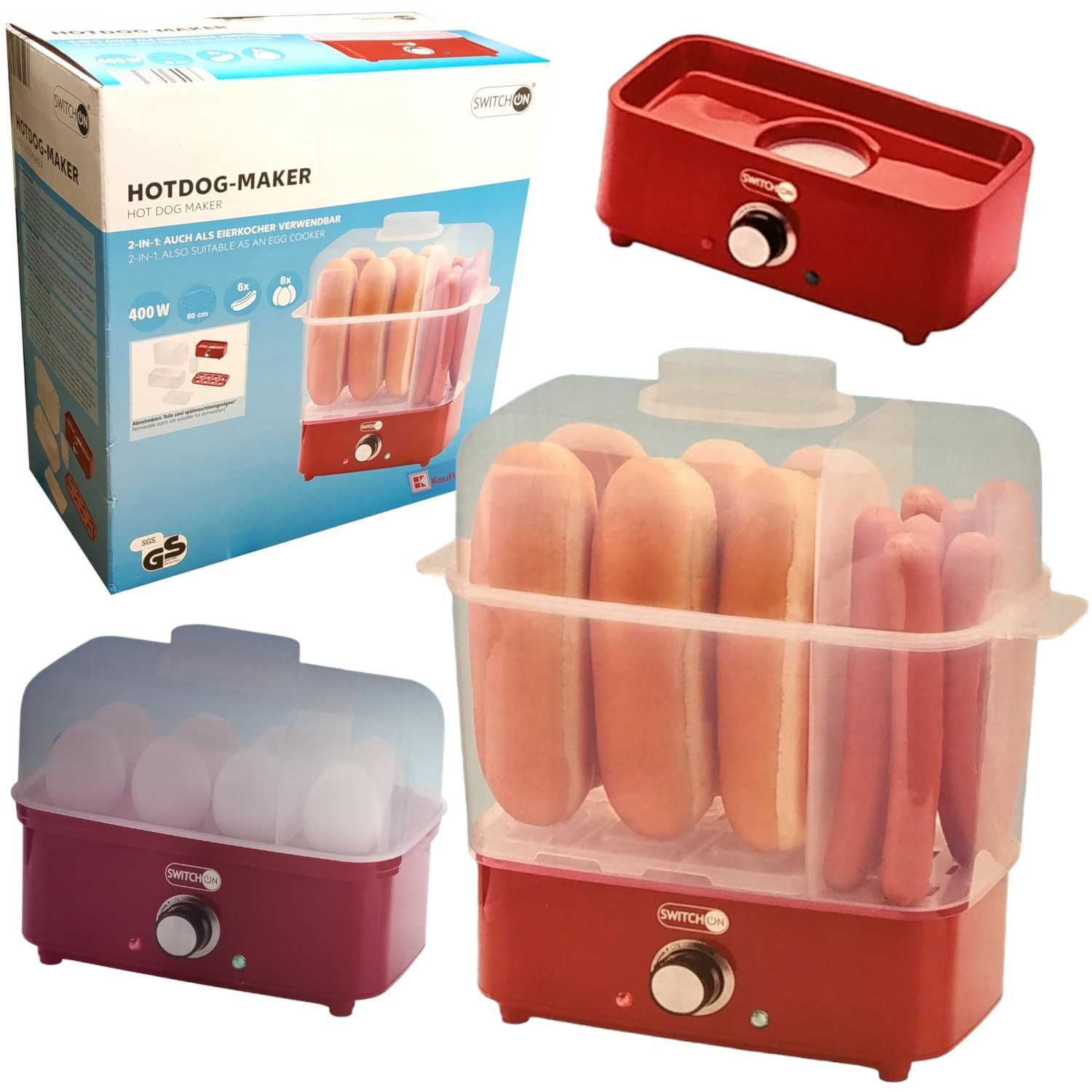 Urządzenie do hot dogów i jajowar w jednym Switchon 400W Hot Dog maker