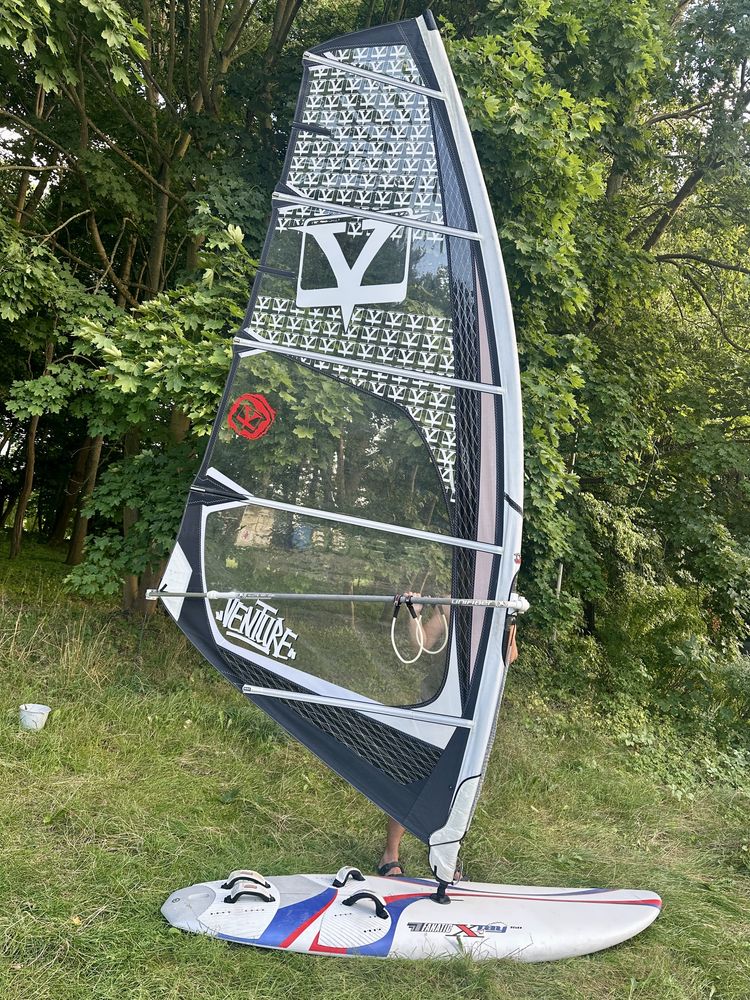 Deska windsurfingowa Fanatic X-Ray 150 - gotowy zestaw z żaglem 7,2m