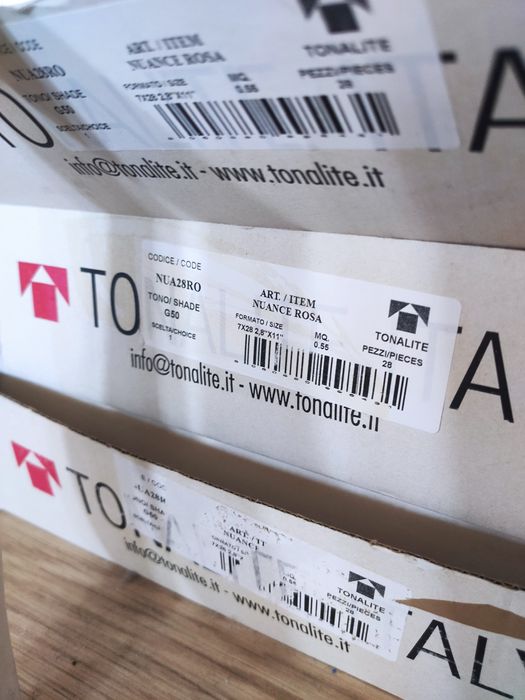 Płytki Tonalite Nuance Rose 7x28