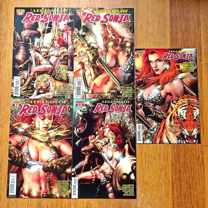 Legends of Red Sonja #1-5 (completo)