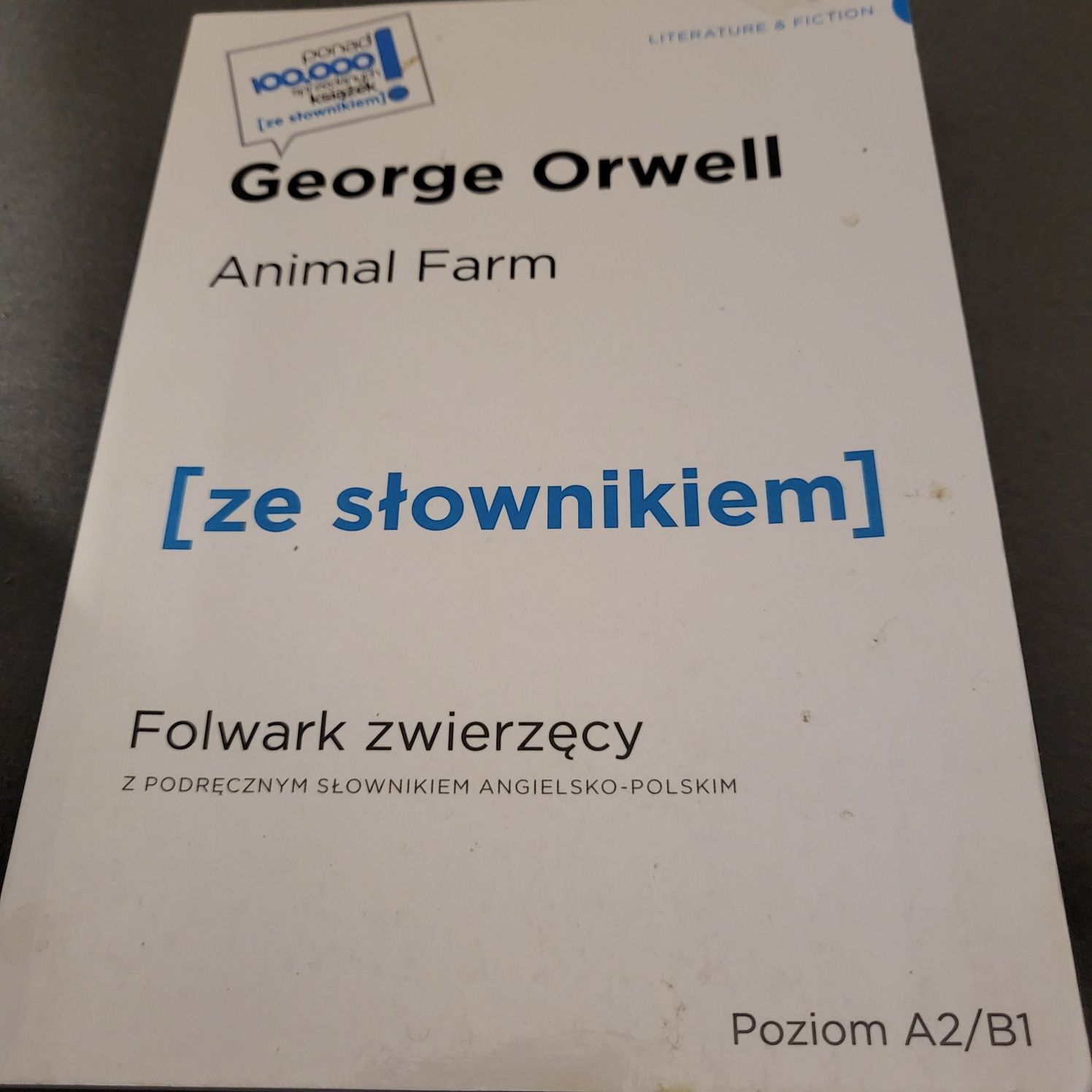 George Orwell, Animal Farm ze słownikiem, nauka angielskiego, A2/B1