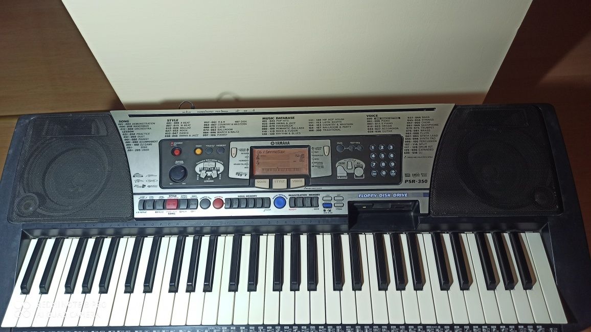Yamaha PSR -350, keyboard, klawisze