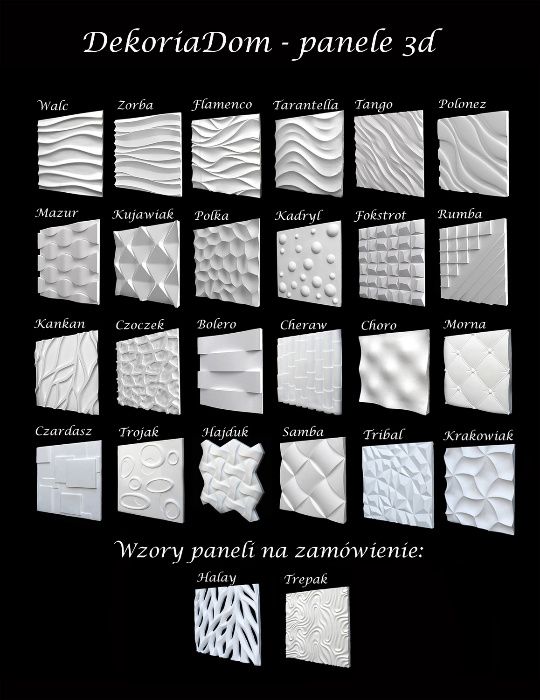 Promocja! Gipsowe panele 3D - Toccata