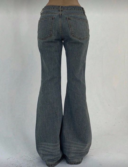 Джинси ульош на низькій посадці