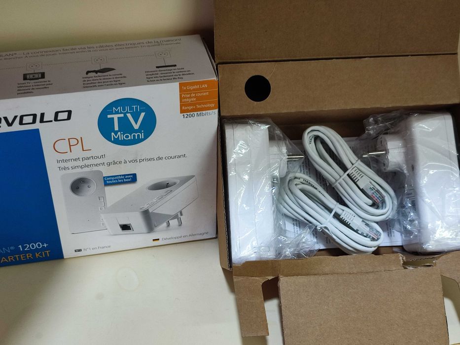 Kit 2x Devolo Powerline CPL 1200+