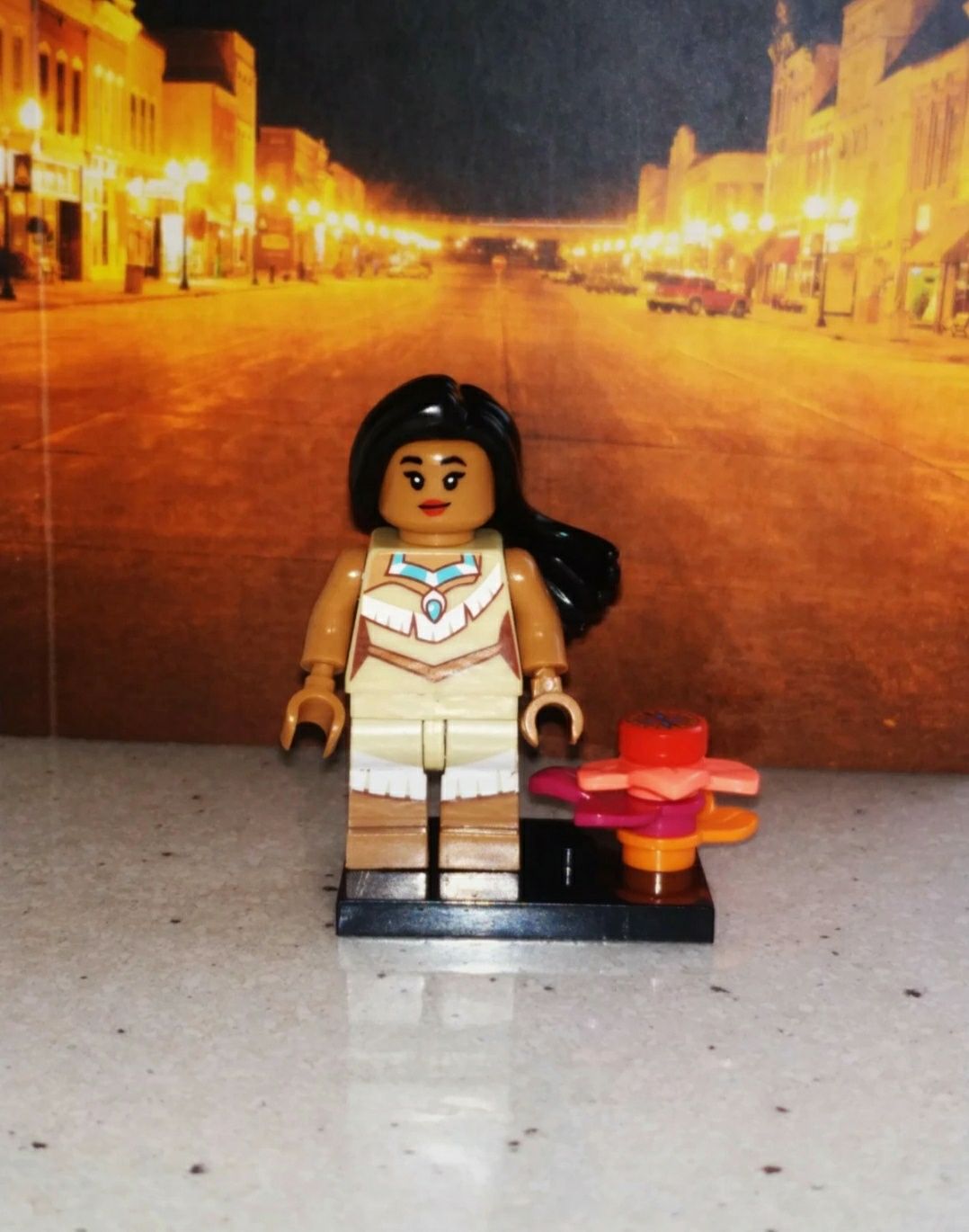 Pocahontas, minifigurka, figurka, klocki kompatybilne z klockami LEGO