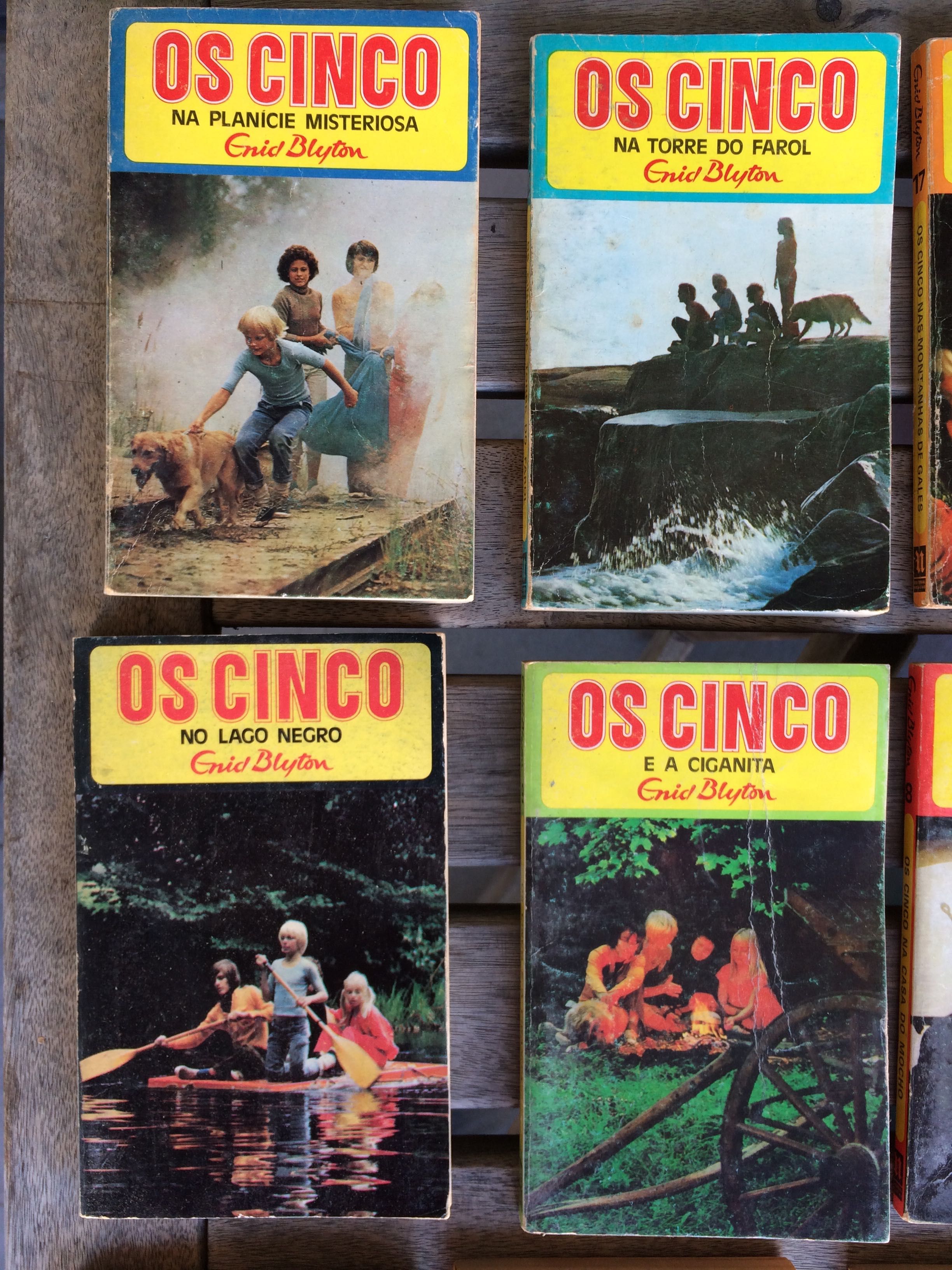 Pack 100 Livros- Os Cinco - Os Sete - O Mistério - O Falcão - Lancelot