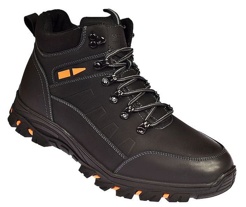 Buty trekkingowe trapery męskie na suwak wysokie 0729 bk roz. 43