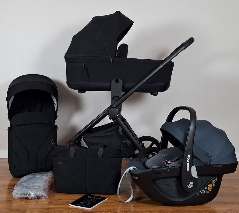 GWARANCJA Wózek 3w1 Venicci Claro + fotelik Maxi Cosi Pebble 360
