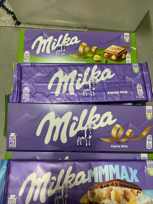 Duża czekolada Milka 14 sztuk mmmax