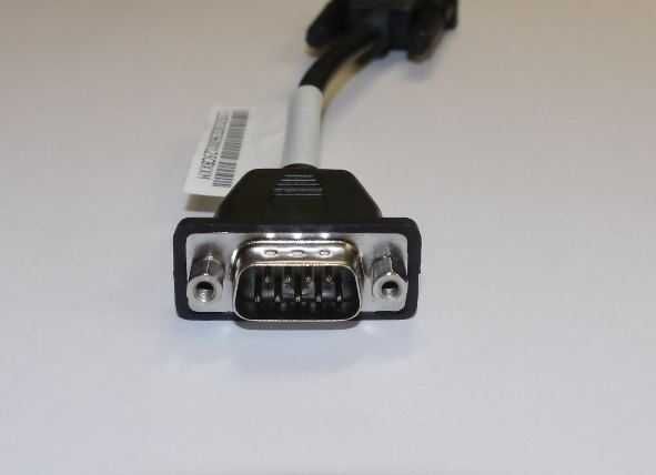Kabel przejściówka RS-232 M-F krótki