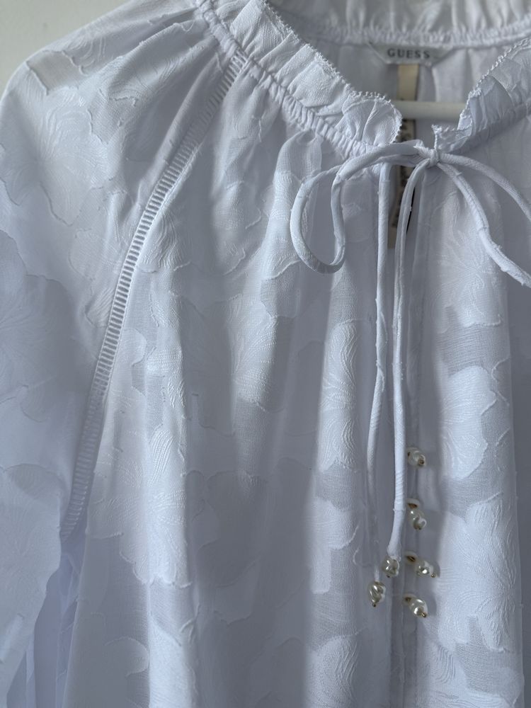 Biała koszula bluzka GUESS styl boho M