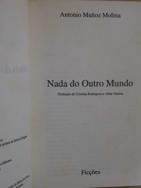 Nada do Outro Mundo de Antonio Muñoz Molina