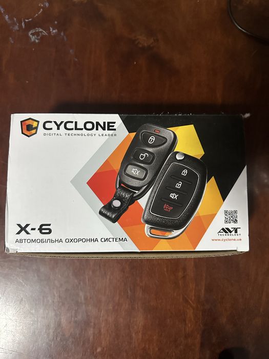 Одностороння сигналізація на автомобіль Cyclone X6 LC автосигналізація