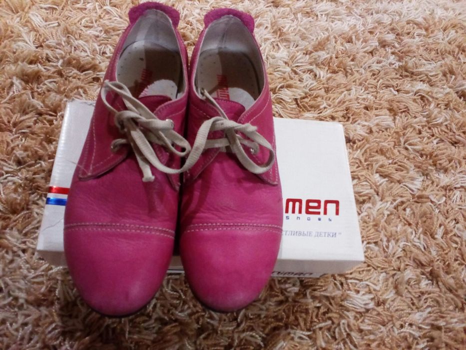 Туфли Minimen для девочки розовые минимен  36р,по стельке 22см