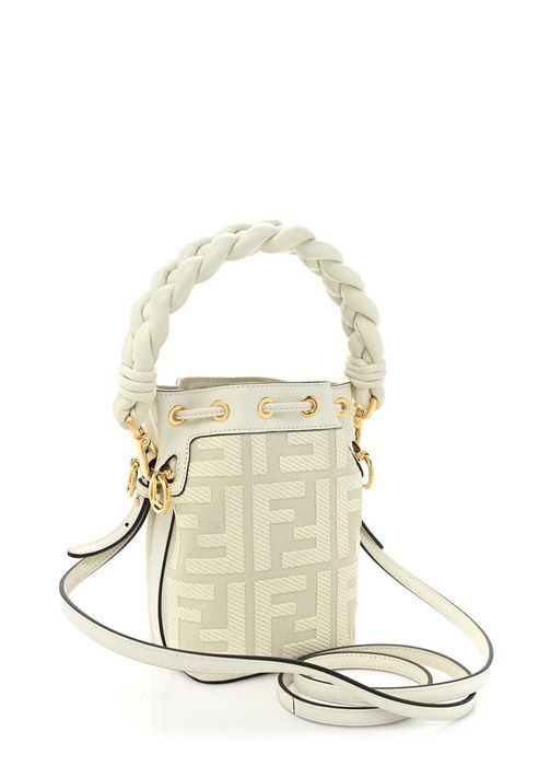 Сумка Mon Tresor FF Canvas Mini Bag White