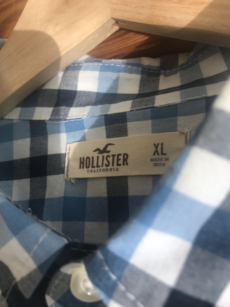 Koszula męska Hollister w kratę r. XL