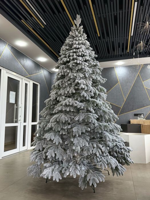 Лита засніжена ялинка Версаль ! МЕГА ГУСТА . Литі ялинки від виробника