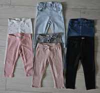 7 par spodni legginsow rozm 86 zara h&m reserved