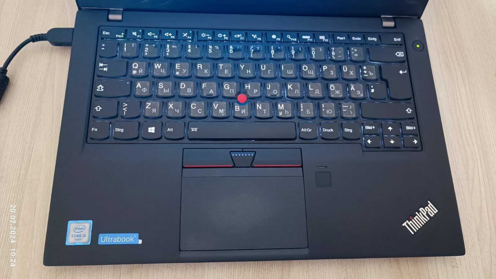 Lenovo ThinkPad T460S /FHD IPS (i5-6200u/8Gb/240Gb SSD/IntelHD 520)