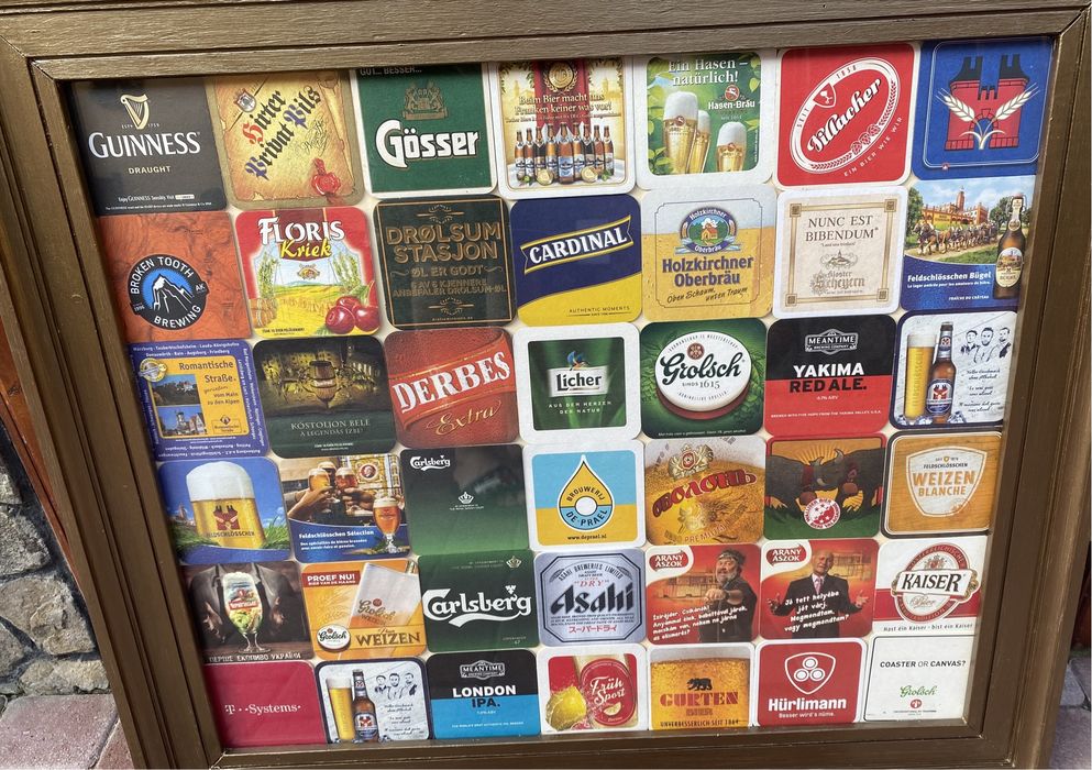 Коллекция бирматов в рамке