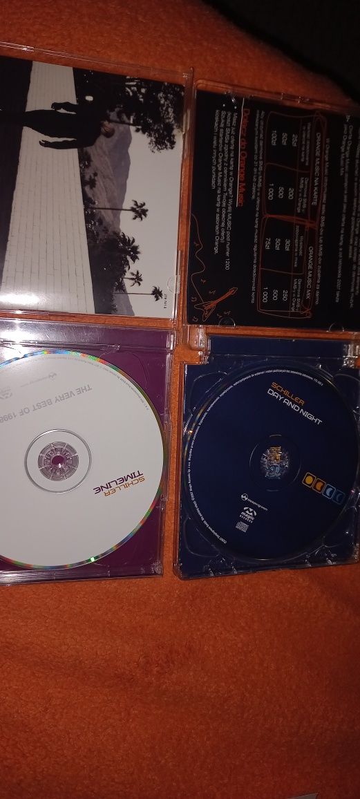 Płyty CD + dvd Schiller Timeline,Day and night, Sehnsucht, Atemlos