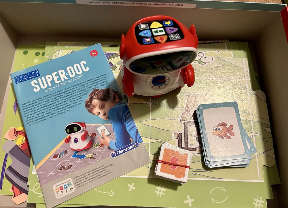 Clementoni Super DOC robot programowanie