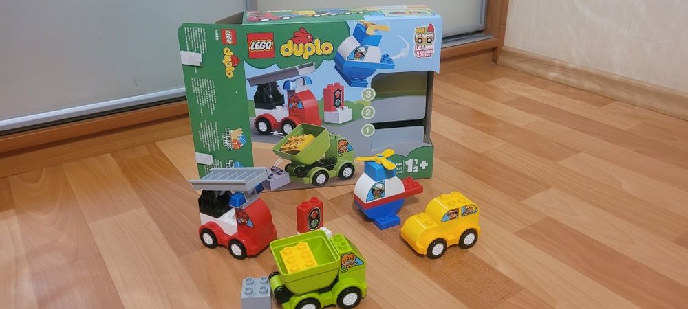 Конструктор LEGO DUPLO, 1+ . Мої перші машинки (10886).