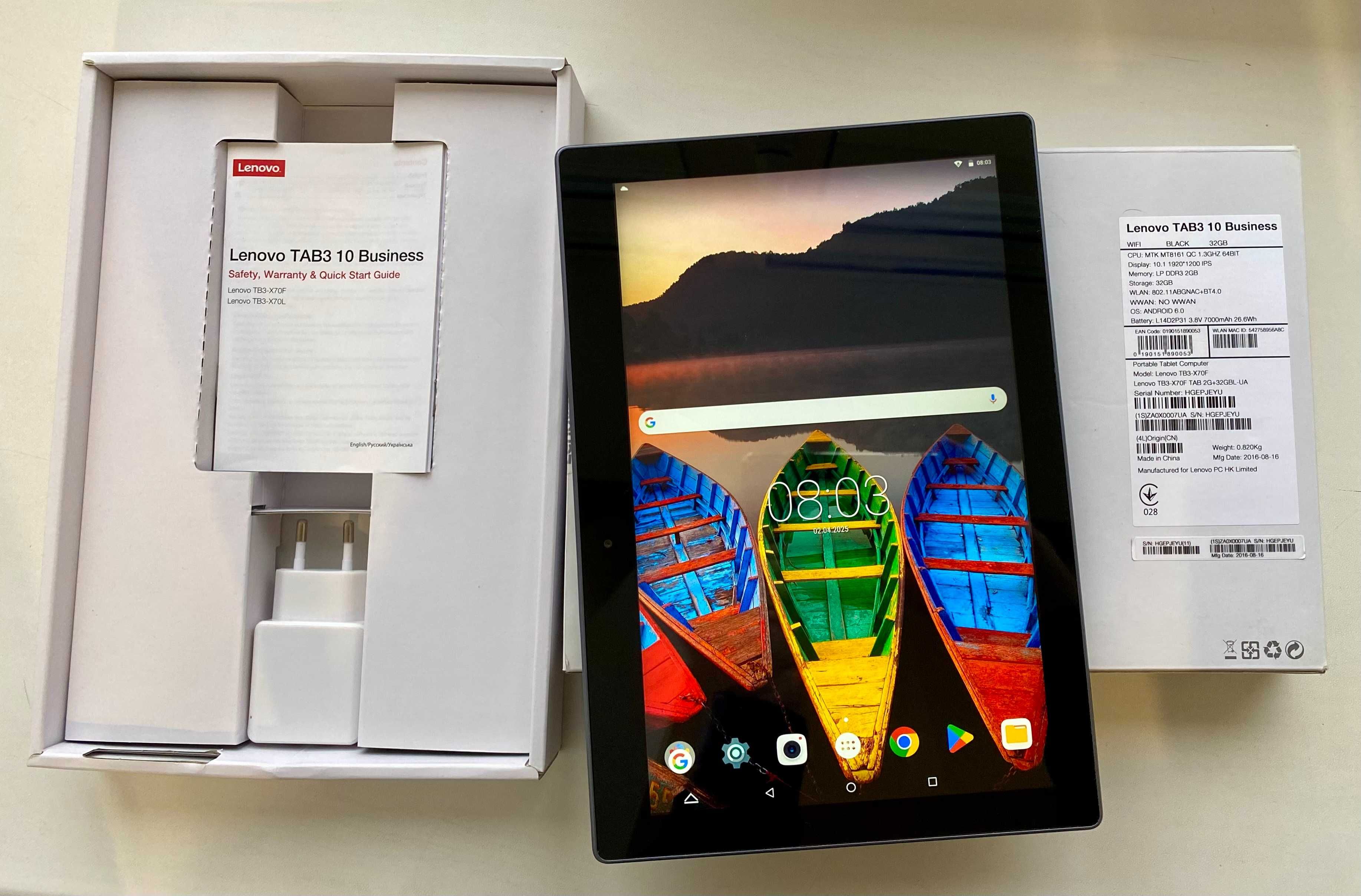 Планшет Lenovo Tab3 10 Business
