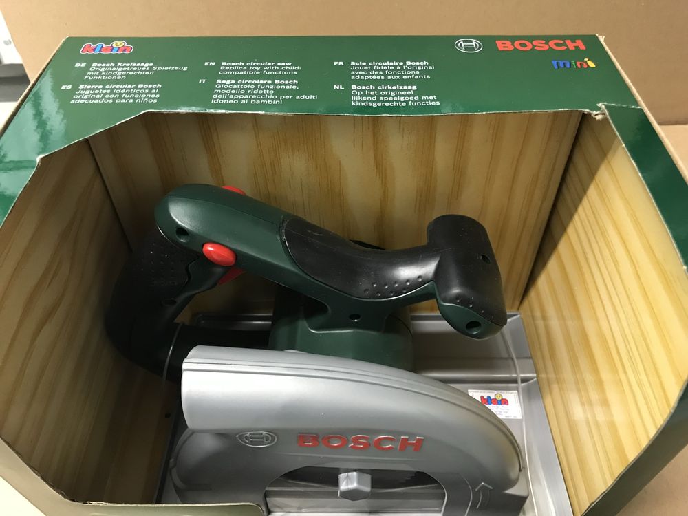 Bosch klein pola tarczowa pilarka nowa na prezent edukacyjna zabawka