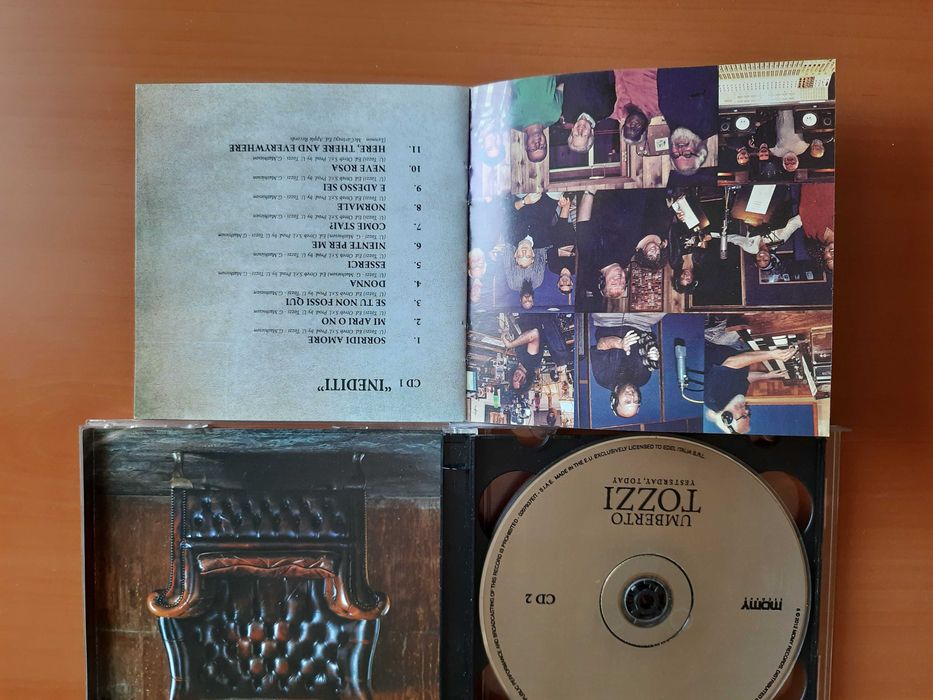 Компакт диск 2CD Umberto Tozzi – Yesterday, Today - 1976-2012