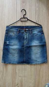 Jeansowa spódniczka H&M, rozmiar M/L