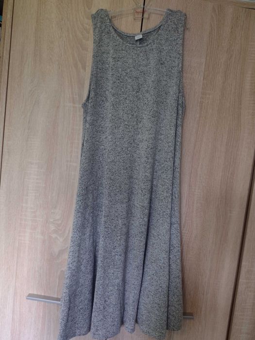 Sukienka letnia szara oversize M/L