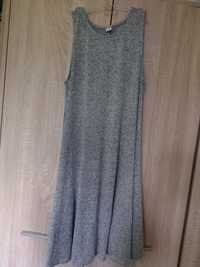 Sukienka letnia szara oversize M/L