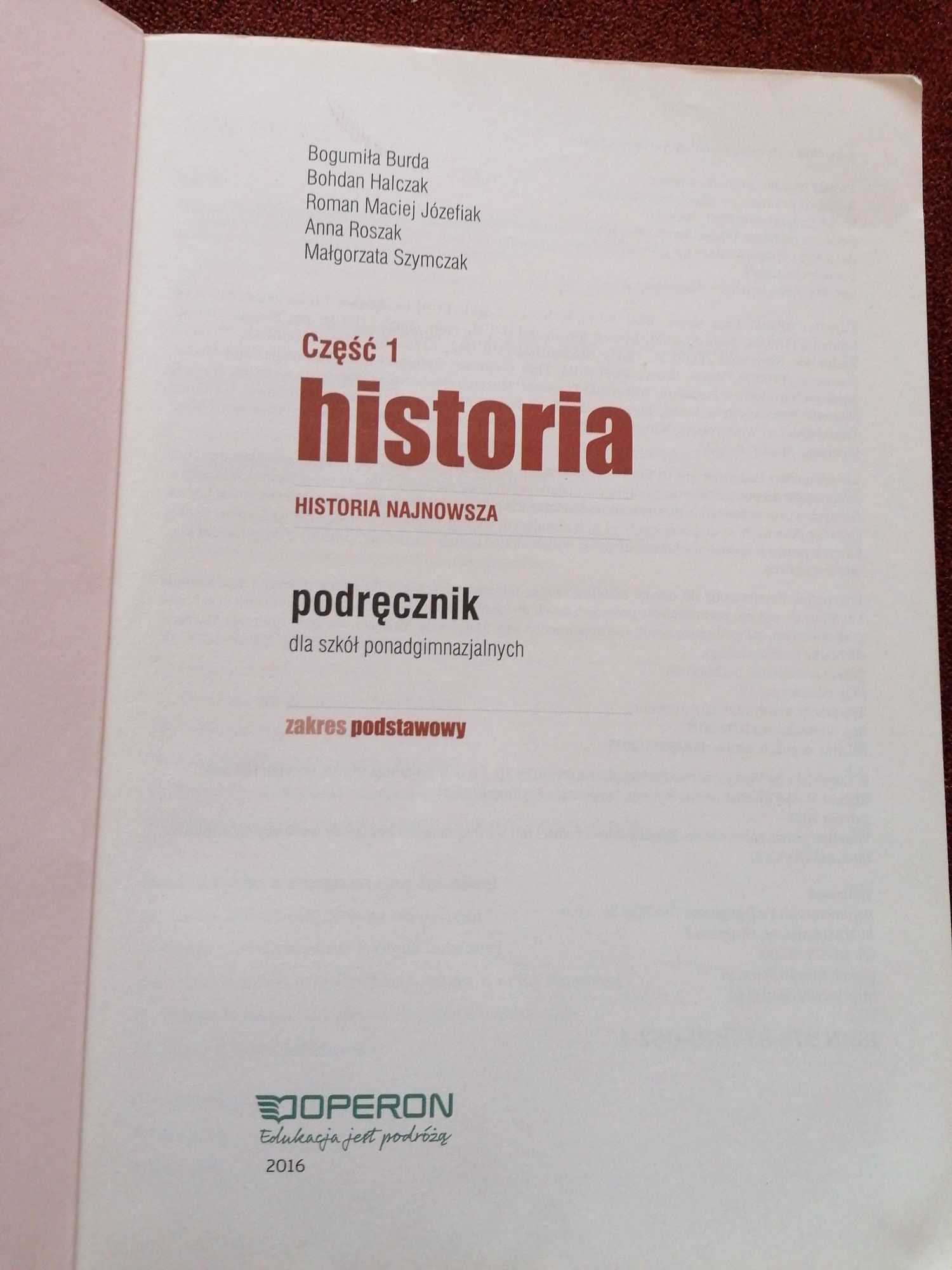 Odkrywamy na nowo. Historia część 1. Podręcznik