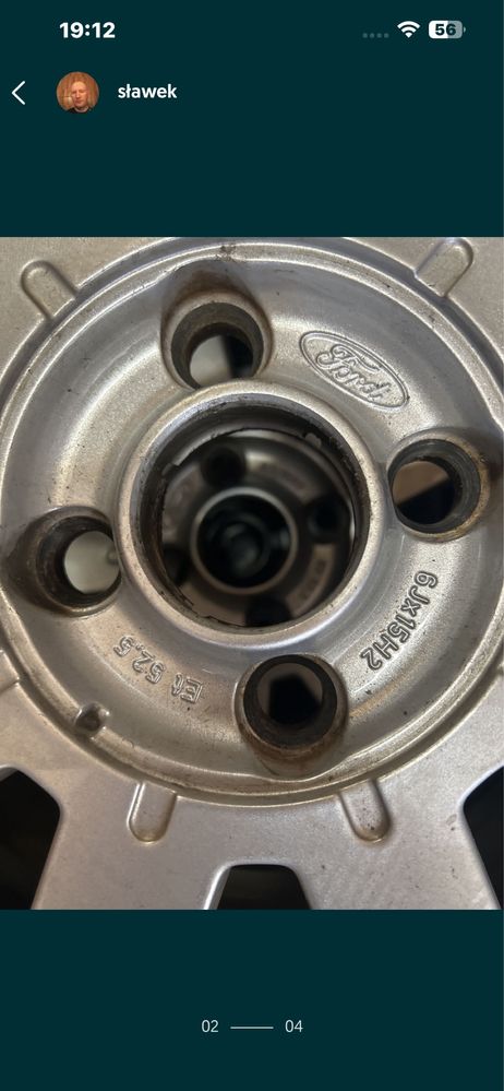 Felga ford 4x108 15 cali