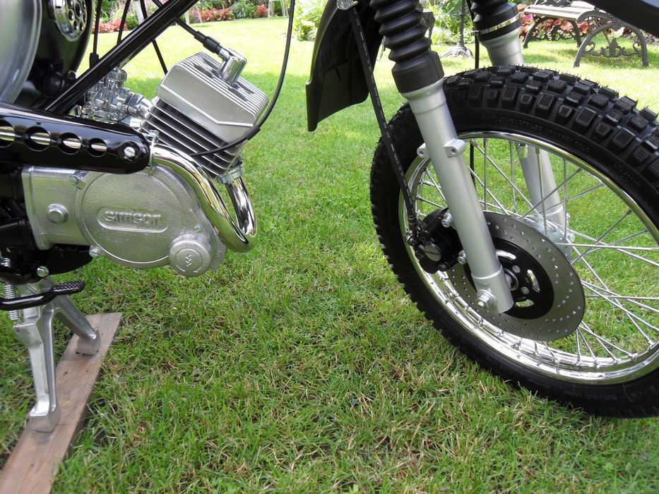 Simson S70 Enduro , tarczowy hamulec , Rozrusznik , Jak Nowy !!!