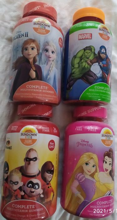 Дитячі мультивітамінні комплекси та Омега з США та Європи