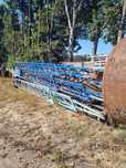Przenośnik taśmowy, taśmociąg regulowany 7-12m, 3 sztuki
