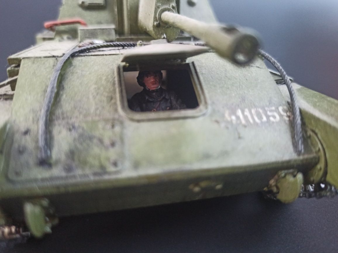 Модель САУ Су-76, масштаб 1:35