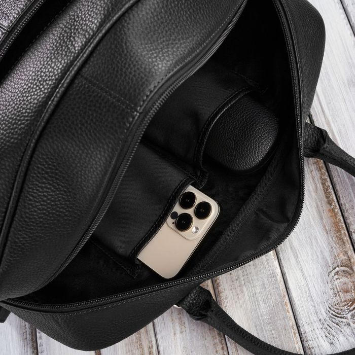 torebka damska duża skórzana czarna paolo peruzzi in-60-bl