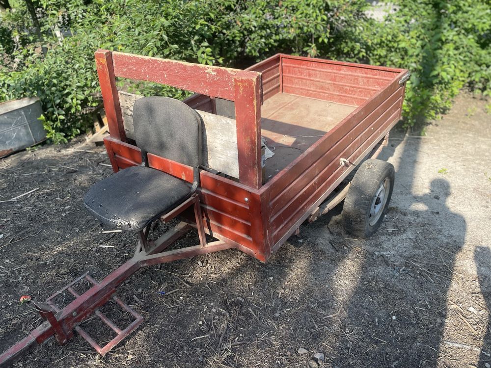 Мотоблок ЯРК 180Е дизель, 8 к.с. + причіп, фреза та плуг