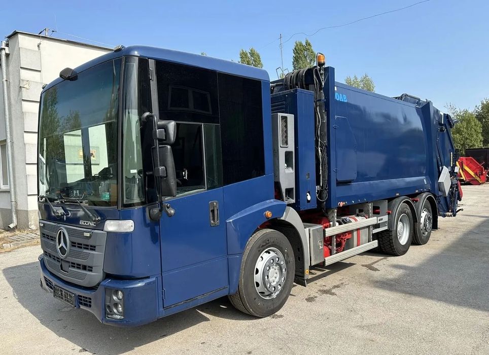 Mercedes-Benz Econic śmieciarka DWIE KOMORY JOAB 20m3 EURO 6
