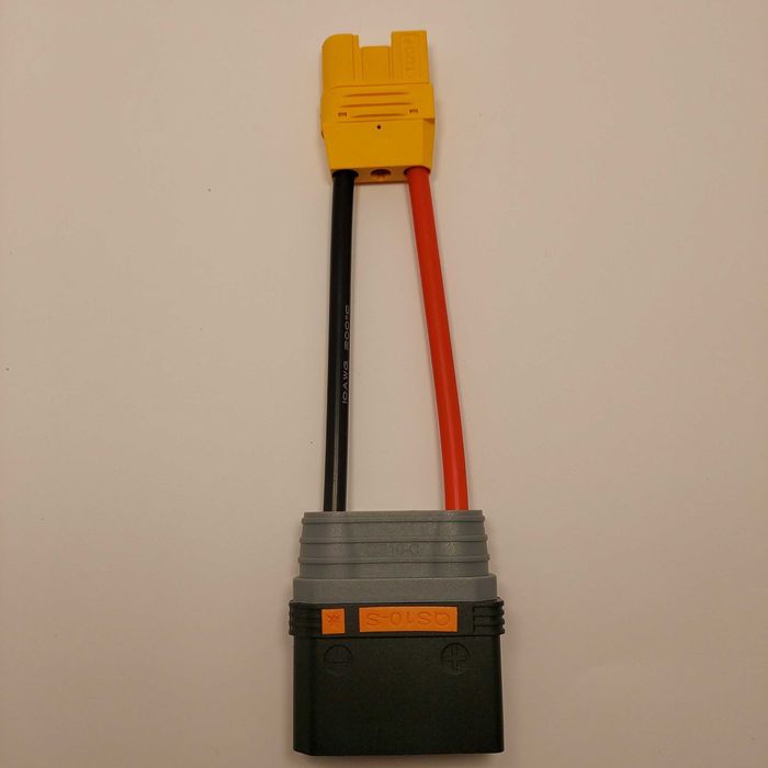 Переходник ХТ120 на QS10-Ѕ Адаптер LiPo аккумуляторов с кабелем 10AWG