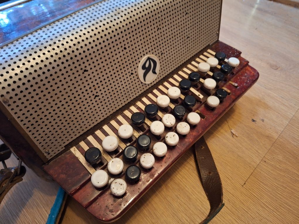 Harmonia guzikowa, akordeon