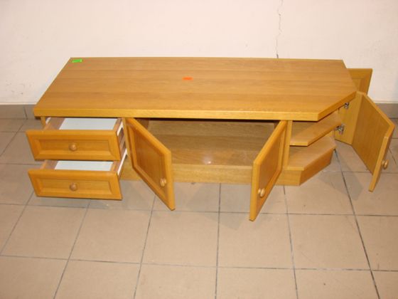 Meblościanka regał segment witryna komoda szafki - niższa cena