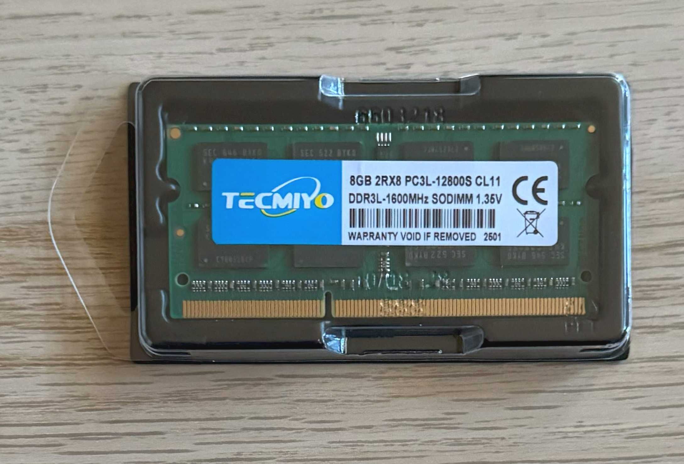 Pamięć 8GB DDR3L 1600MHz PC3L-12800S 1.35V CL11